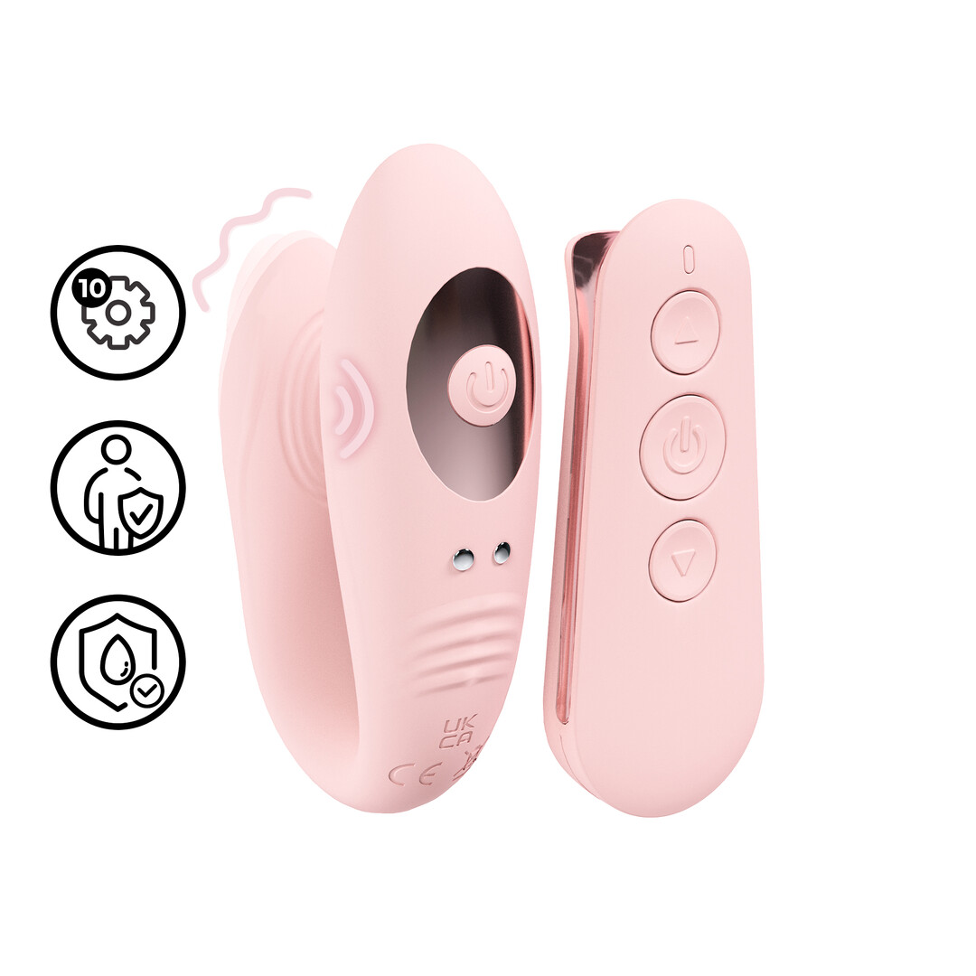 Charme - Afstandsbediening Dubbele Motor Vibe - Roze - Afbeelding 7
