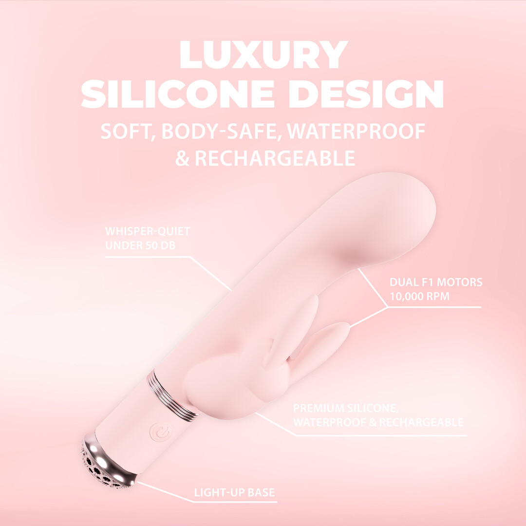 Belle - Konijnen Vibrator - Roze - Afbeelding 5