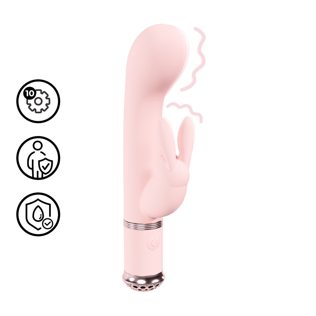 Belle - Konijnen Vibrator - Roze - Afbeelding 6