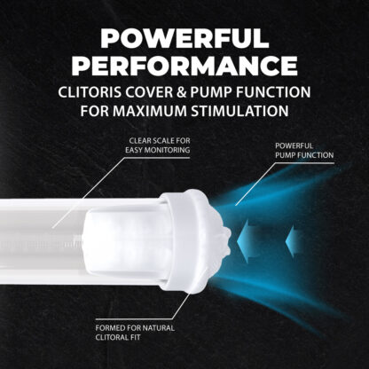 MaxLift - 7 Function Suction Masturbator Pump - Metallic Blue - Afbeelding 6