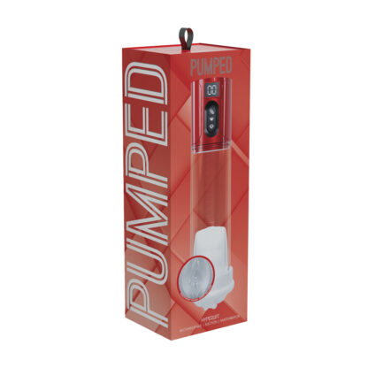 MaxLift - 7 Function Suction Masturbator Pump - Metallic Red - Afbeelding 2