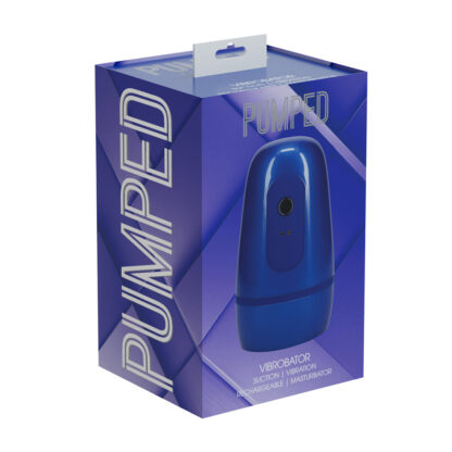 Pulsar - Negative Pressure Suction and Vibration Masturbator Pump - Metallic Blue - Afbeelding 2