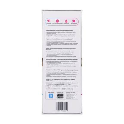Hyphy - Afstandsbediening Dubbelzijdige Vibrator met Accessoires - Paars - Afbeelding 3