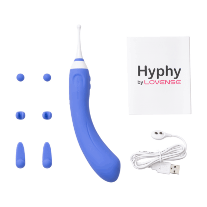 Hyphy - Afstandsbediening Dubbelzijdige Vibrator met Accessoires - Paars - Afbeelding 7