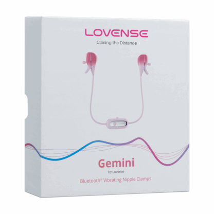 Gemini - App-gestuurde Vibrerende Tepelklemmen - Roze - Afbeelding 2