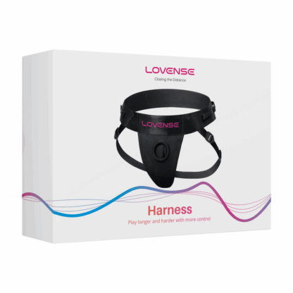 Strapless Harnas voor Lapis Dubbel Eind Vibrerende Strap-on - Zwart/Roze - Afbeelding 2
