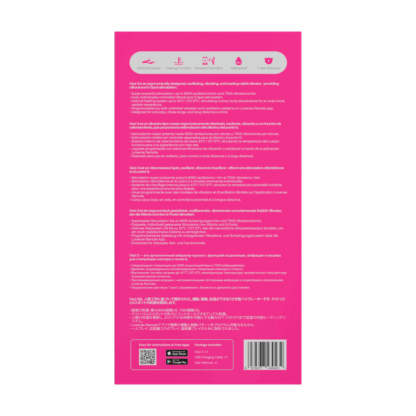 Osci 3 - Oscillerende Vibrerende en Verwarmende Konijnen Vibrator - Roze - Afbeelding 3