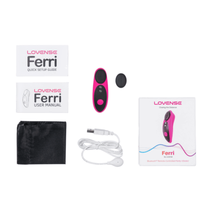 Ferri - Magnetische App-gestuurde Clitorale Panty Vibrator - Roze/Zwart - Afbeelding 5