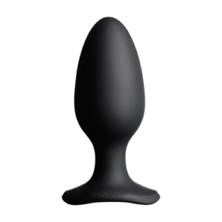 Hush 2 - App-bestuurde Vibrerende Anale Plug - 2,25 / 5,7 cm - Zwart