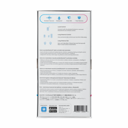 Calor - Bluetooth Afstandsbediening Pocket Pussy - Zwart - Afbeelding 3