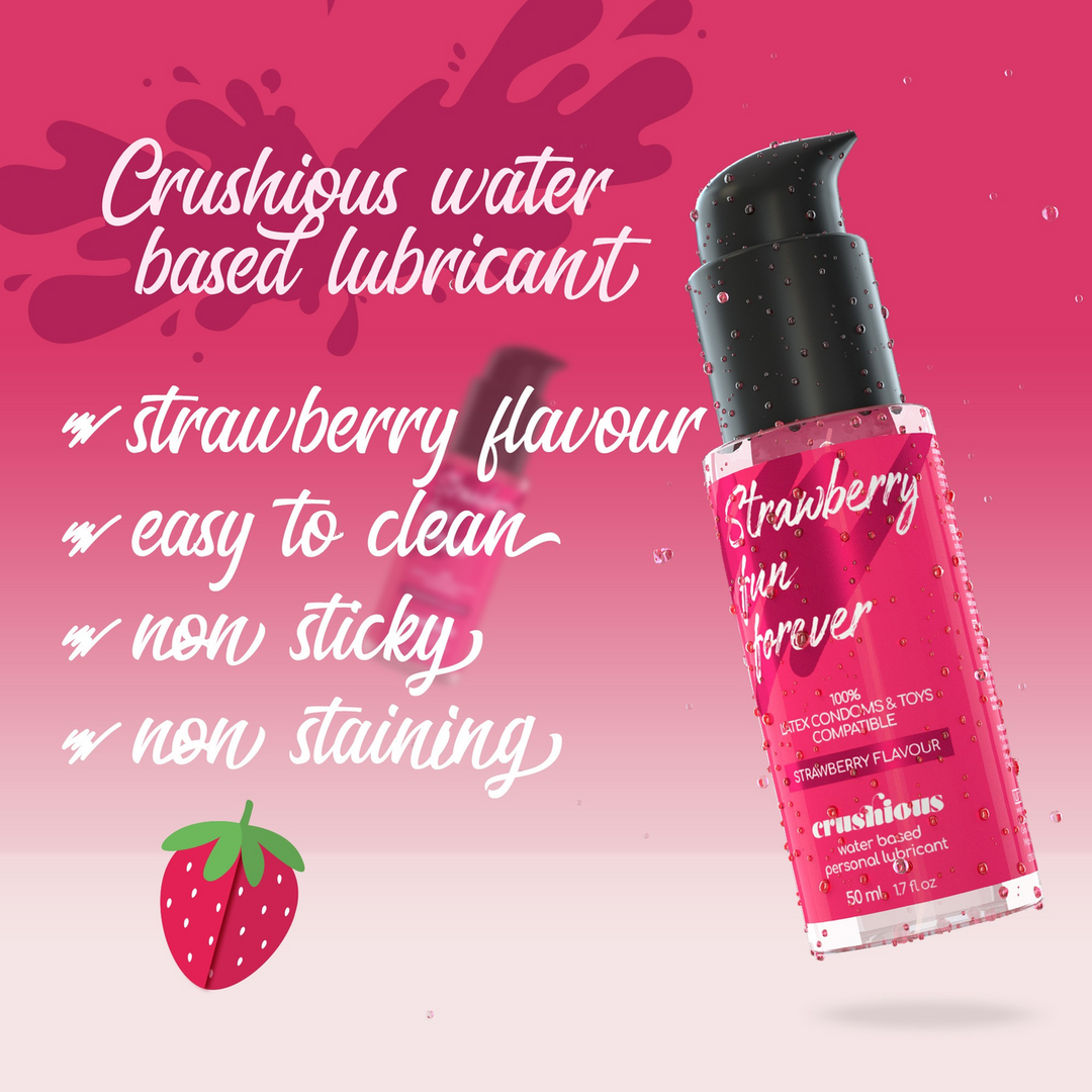 Waterbasis Glijmiddel - Aardbei Smaak - 1,7 fl oz / 50 ml - Afbeelding 3