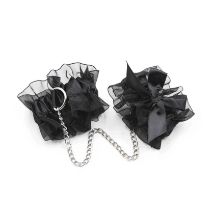 Lace Me Up - Bondage Lacy Set - Zwart - Afbeelding 4