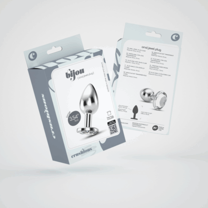 Bijou - Anale Jewel Plug - Groot - Doorzichtig - Afbeelding 2