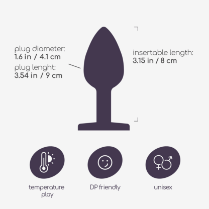 Bijou - Anale Jewel Plug - Groot - Doorzichtig - Afbeelding 6