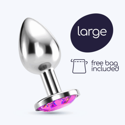 Bijou - Anale Sieraad Plug - Groot - Roze - Afbeelding 7