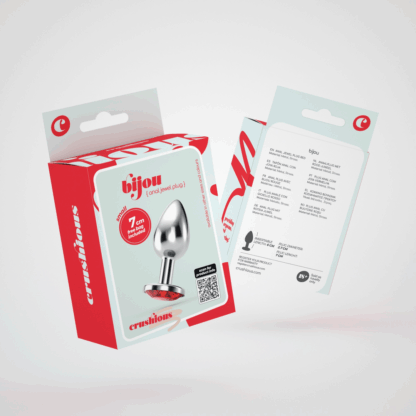 Bijou - Anale Sieraad Plug - Klein - Rood - Afbeelding 2