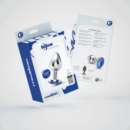 Bijou - Anale Sieraad Plug - Groot - Blauw - Afbeelding 2