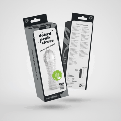 Gestippelde Penis Sleeve - Transparant - Afbeelding 2