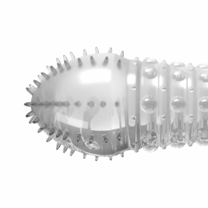 Gestippelde Penis Sleeve - Transparant - Afbeelding 4