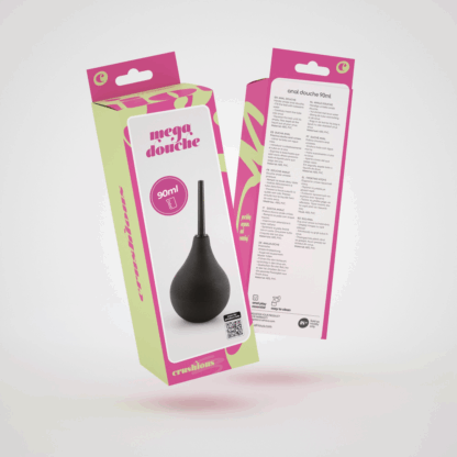 Mega Douche - Anale Douche - 90 ml - Zwart - Afbeelding 2