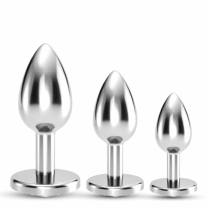 Bijou - Anal Train Trio - 3 Jewel Plugs - Doorzichtig - Afbeelding 3
