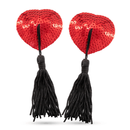 Bettie Boobs - Tepelhangertjes - Rood/Zwart - Afbeelding 5
