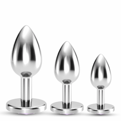 Bijou - Anal Train Trio - 3 Jewel Plugs - Roze - Afbeelding 3