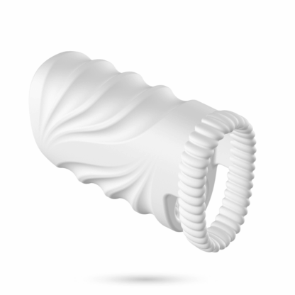 Nautilus - Trainingsmasturbator met Verwijderbare Bullet - Wit - Afbeelding 4