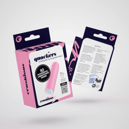Quackers - USB Oplaadbare Vibrerende Bullet - Roze - Afbeelding 2