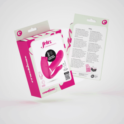 Fritz - Verwarmbare Draagbare Vibrator met Afstandsbediening - Roze - Afbeelding 2