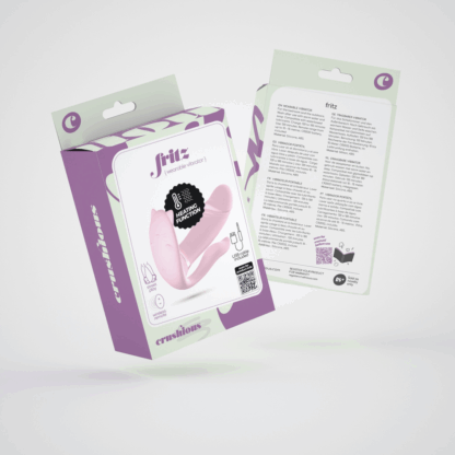 Fritz - Verwarmbare Draagbare Vibrator met Afstandsbediening - Pastelroze - Afbeelding 2