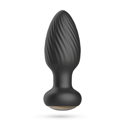 Twister - Draaibare Anale Plug met Afstandsbediening - Zwart - Afbeelding 3
