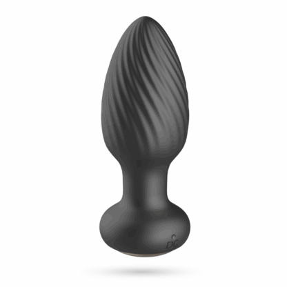 Twister - Draaibare Anale Plug met Afstandsbediening - Zwart - Afbeelding 5