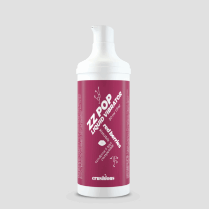 ZZ Pop - Kusbare Vloeibare Vibrator - Rode Bessen - 1 fl oz / 30 ml - Afbeelding 2