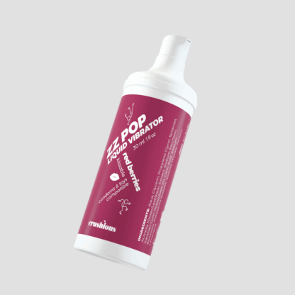 ZZ Pop - Kusbare Vloeibare Vibrator - Rode Bessen - 1 fl oz / 30 ml - Afbeelding 3