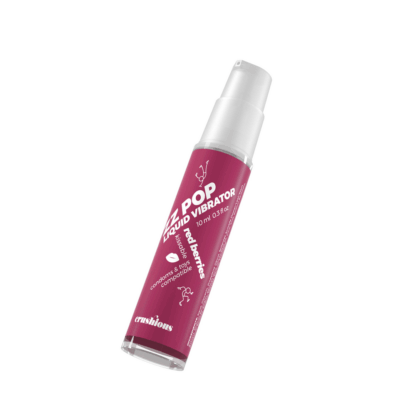 ZZ Pop - Kussbare Vloeibare Vibrator - Rode Bessen - 0,3 fl oz / 10 ml - Afbeelding 3