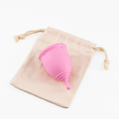 Minerva - Menstruatiecups met Zak - S en L - Roze - Afbeelding 4