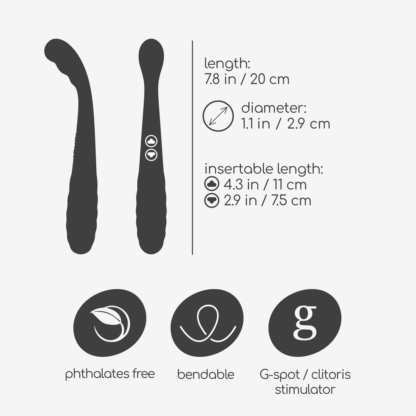 Pixie - Flexibele Dual Vibrator - Roze - Afbeelding 7