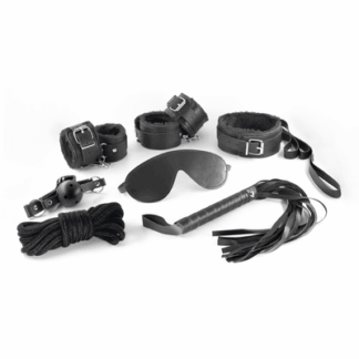 Dungeons and Maidens - 8-delige BDSM Kit - Zwart