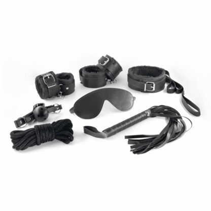 Dungeons and Maidens - 8-delige BDSM Kit - Zwart - Afbeelding 6