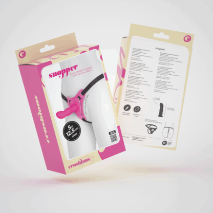 Snapper - Strap-on Harnas met Dildo - Roze - Afbeelding 2