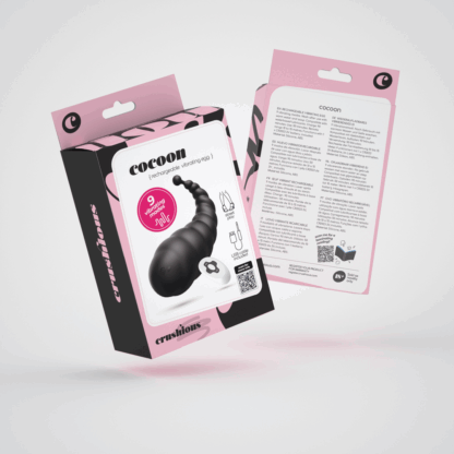 Cocoon - Oplaadbaar Vibrerend Ei met Afstandsbediening - Zwart - Afbeelding 2