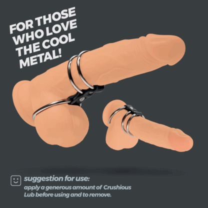 Saruman - Metalen Cockring Set - Zilver - Afbeelding 6