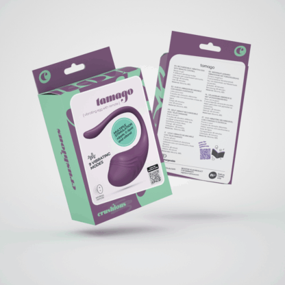 Tamago - Oplaadbaar Vibrerend Ei met Afstandsbediening - Paars - Afbeelding 2