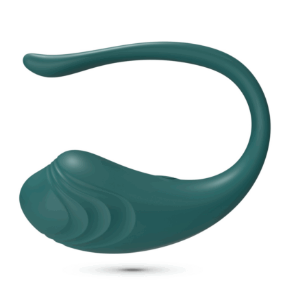 Tamago - Oplaadbaar Vibrerend Ei met Afstandsbediening - Smaragd - Afbeelding 4