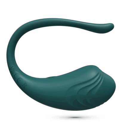 Tamago - Oplaadbaar Vibrerend Ei met Afstandsbediening - Smaragd - Afbeelding 5