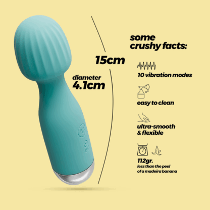 Wanderlust - Mini Wand Massager - Muntgroen - Afbeelding 5
