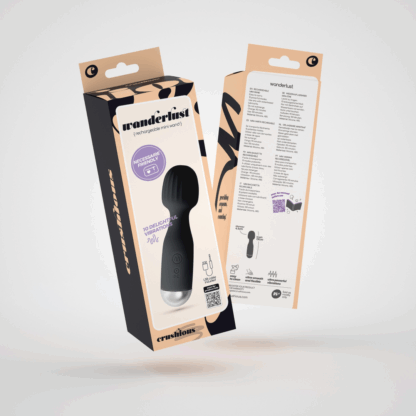 Wanderlust - Mini Wand Massager - Zwart - Afbeelding 2