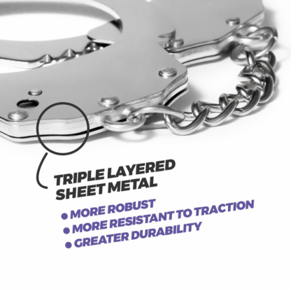 Lust - Metalen Handboeien - Zilver - Afbeelding 4