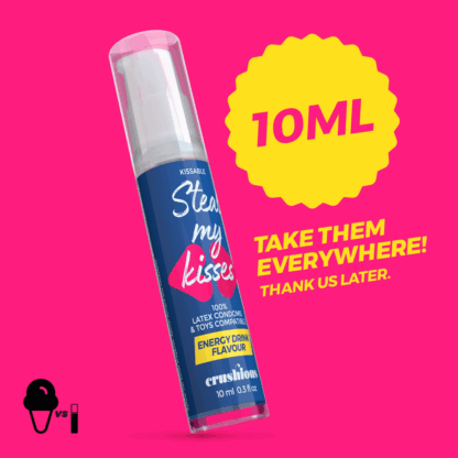Steal My Kisses - Glijmiddel - Energiedrank Smaak - 0,3 fl oz / 10 ml - Afbeelding 4
